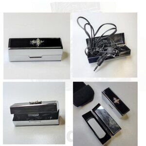 TWO Lipstick Holder Thumb Drive Flash Drive Holder Earbuds Earphones Holder